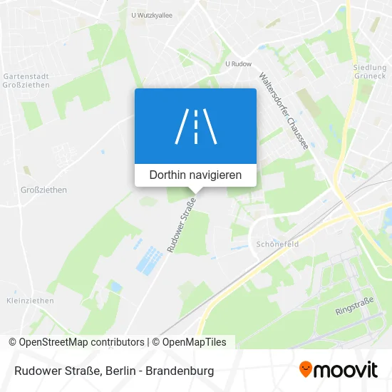 Rudower Straße Karte