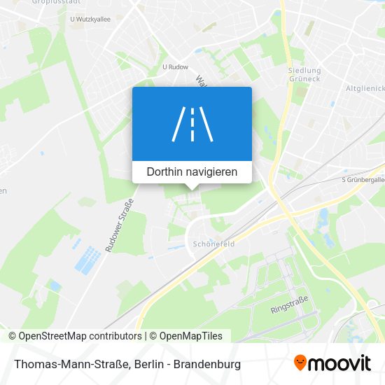 Thomas-Mann-Straße Karte