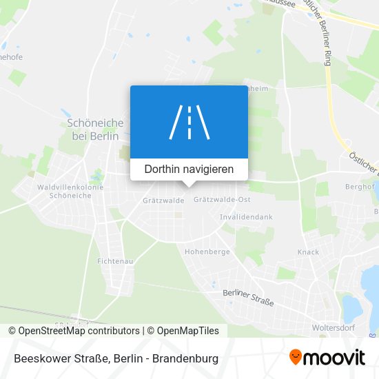 Beeskower Straße Karte