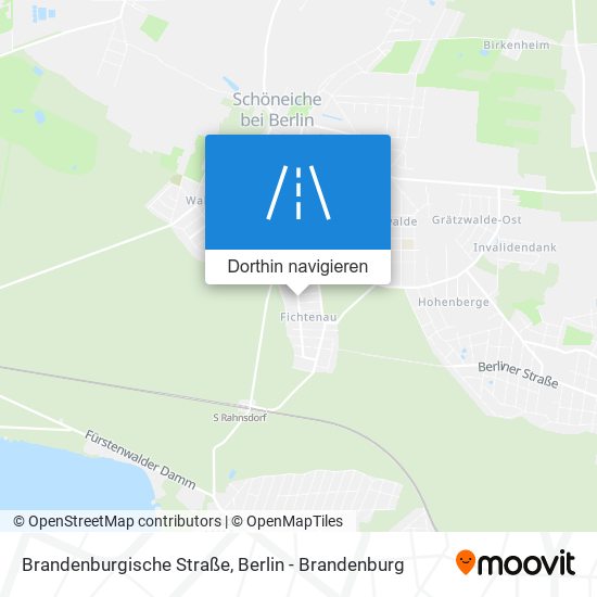 Brandenburgische Straße Karte