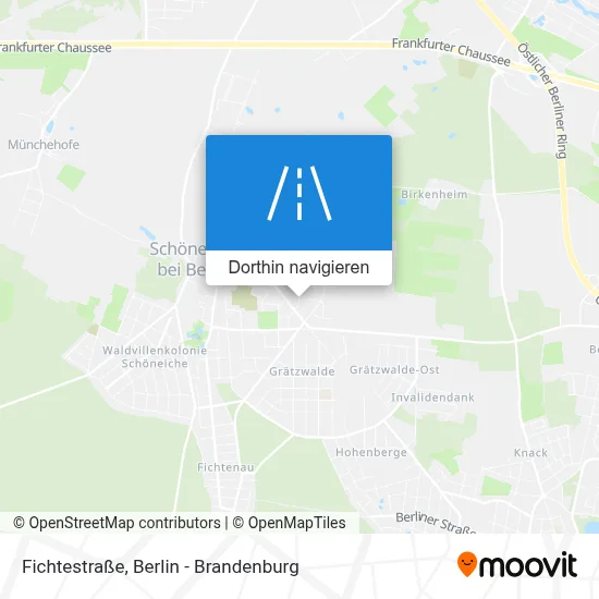 Fichtestraße Karte