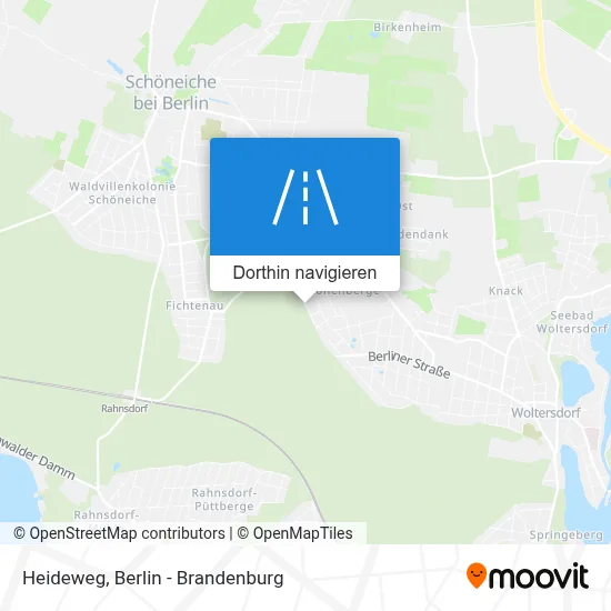 Heideweg Karte