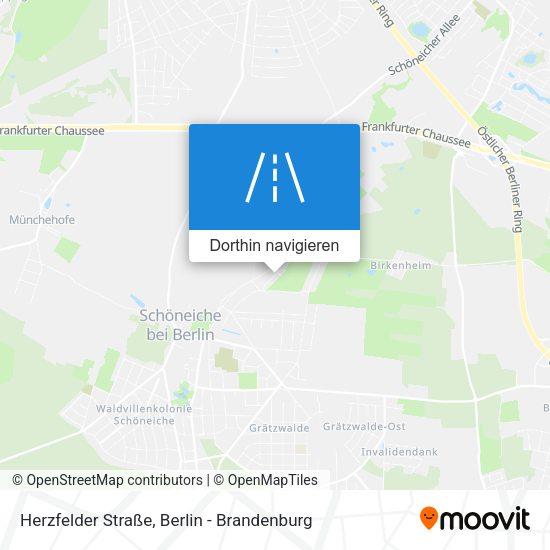 Herzfelder Straße Karte
