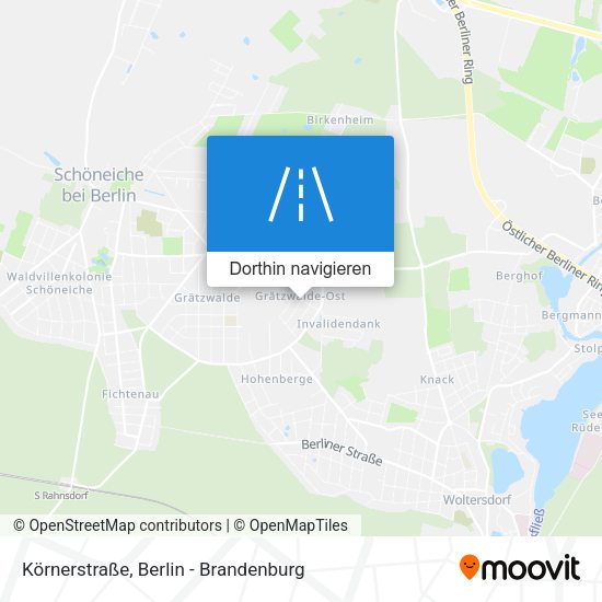Körnerstraße Karte