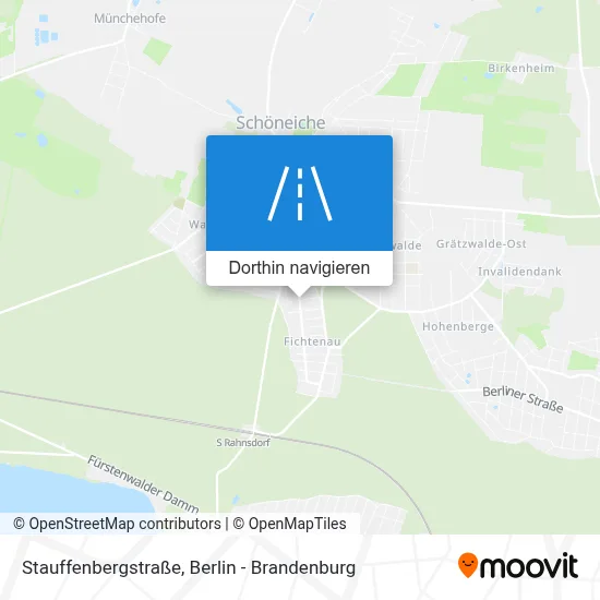 Stauffenbergstraße Karte