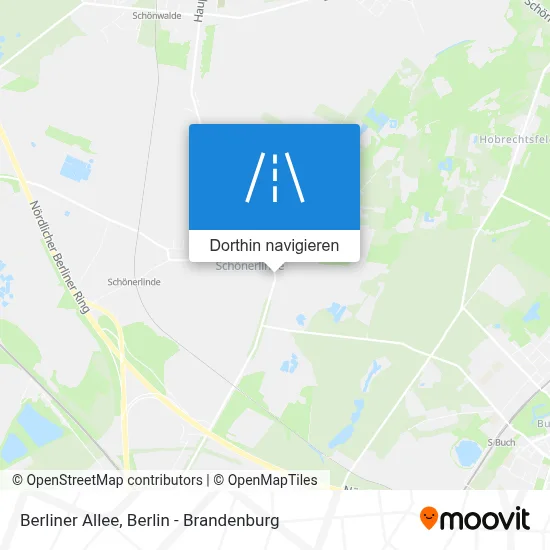 Berliner Allee Karte