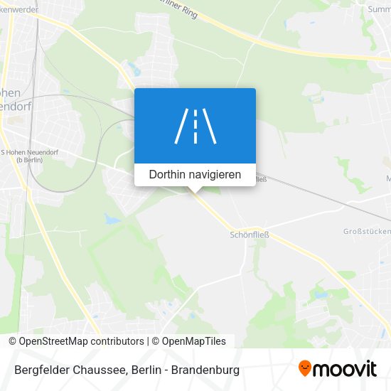 Bergfelder Chaussee Karte