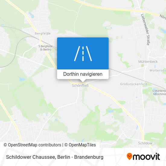 Schildower Chaussee Karte