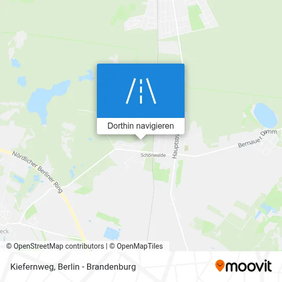 Kiefernweg Karte