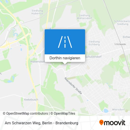 Am Schwarzen Weg Karte