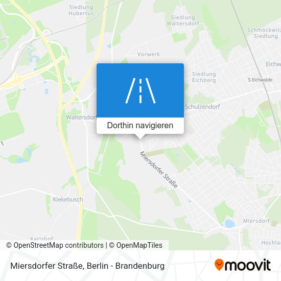 Miersdorfer Straße Karte