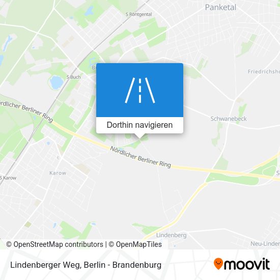 Lindenberger Weg Karte