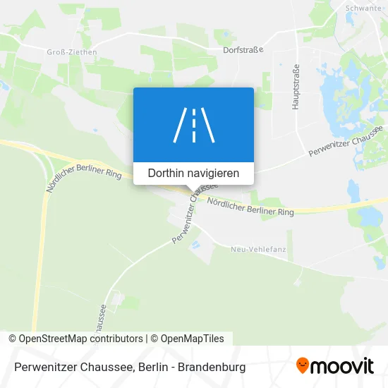 Perwenitzer Chaussee Karte