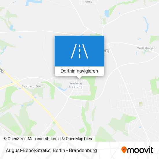 August-Bebel-Straße Karte