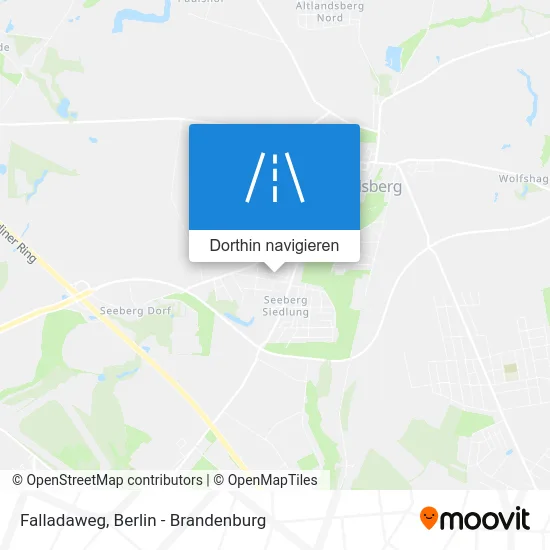 Falladaweg Karte