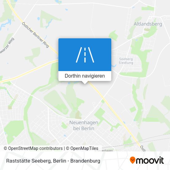 Raststätte Seeberg Karte