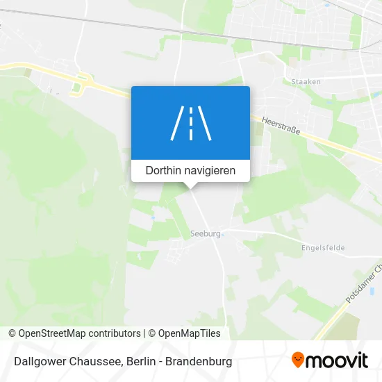 Dallgower Chaussee Karte