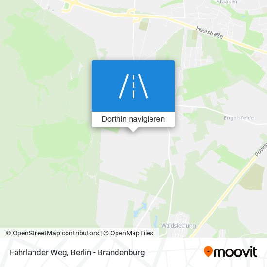 Fahrländer Weg Karte