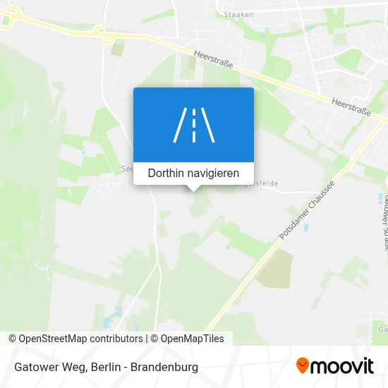 Gatower Weg Karte