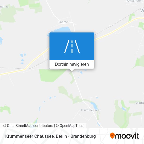Krummenseer Chaussee Karte