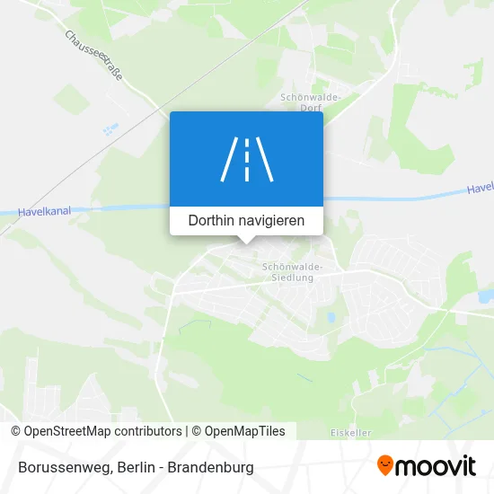 Borussenweg Karte