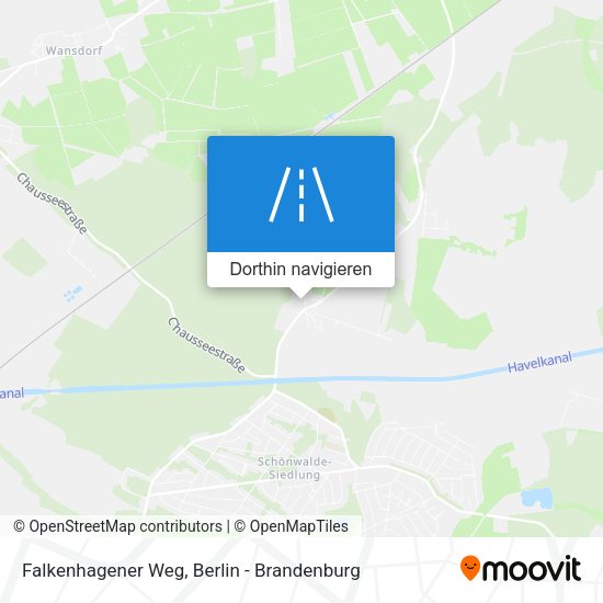Falkenhagener Weg Karte