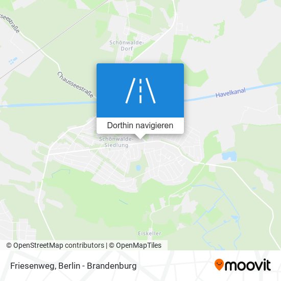 Friesenweg Karte