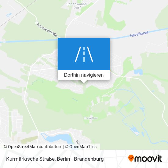 Kurmärkische Straße Karte