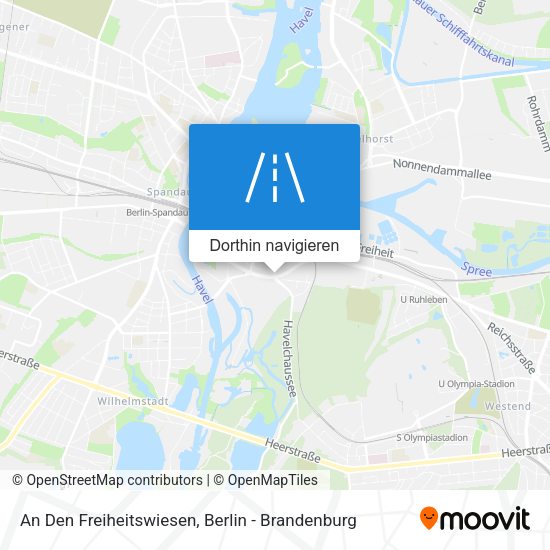 An Den Freiheitswiesen Karte