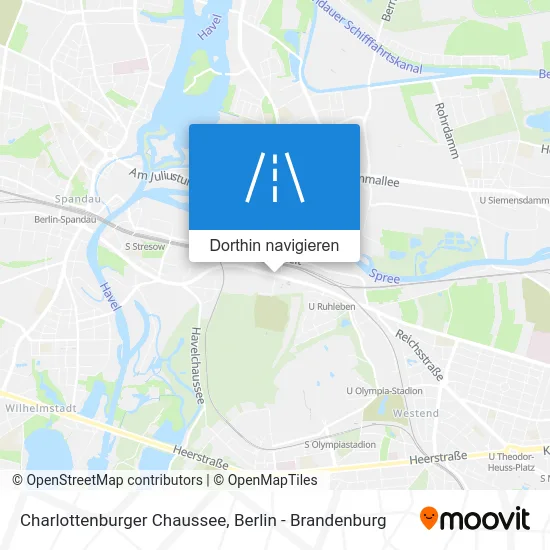 Charlottenburger Chaussee Karte