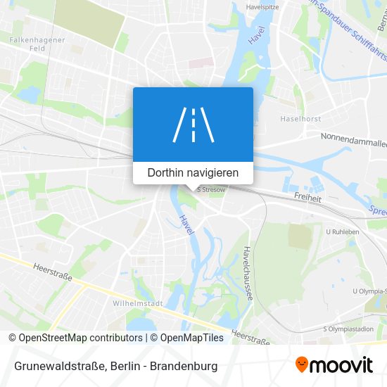 Grunewaldstraße Karte