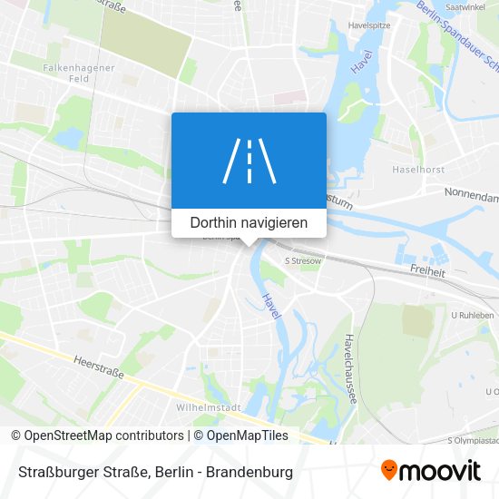 Straßburger Straße Karte