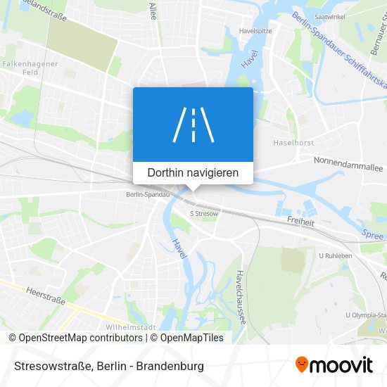 Stresowstraße Karte