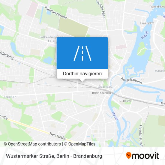 Wustermarker Straße Karte