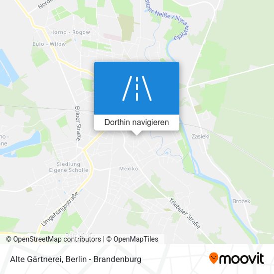 Alte Gärtnerei Karte