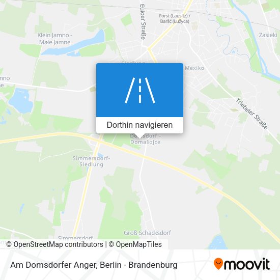 Am Domsdorfer Anger Karte