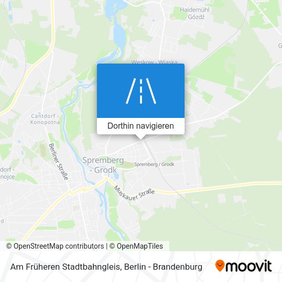 Am Früheren Stadtbahngleis Karte