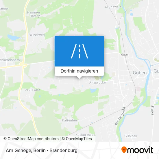 Am Gehege Karte