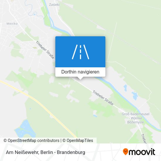 Am Neißewehr Karte