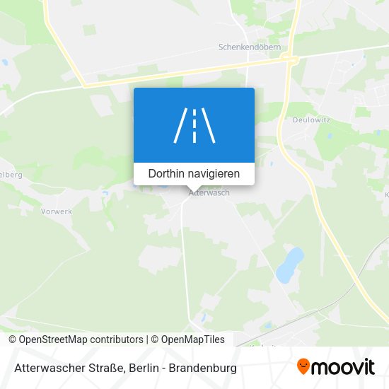 Atterwascher Straße Karte
