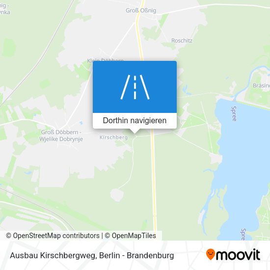 Ausbau Kirschbergweg Karte