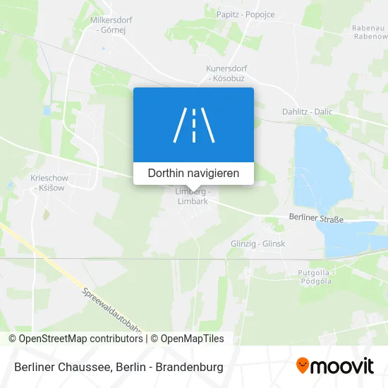 Berliner Chaussee Karte