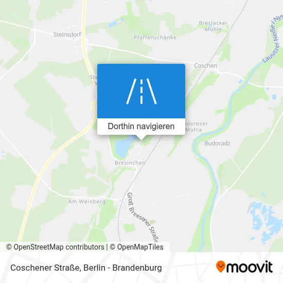 Coschener Straße Karte