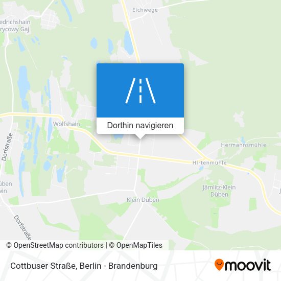 Cottbuser Straße Karte