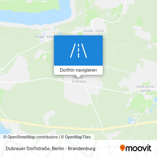 Dubrauer Dorfstraße Karte