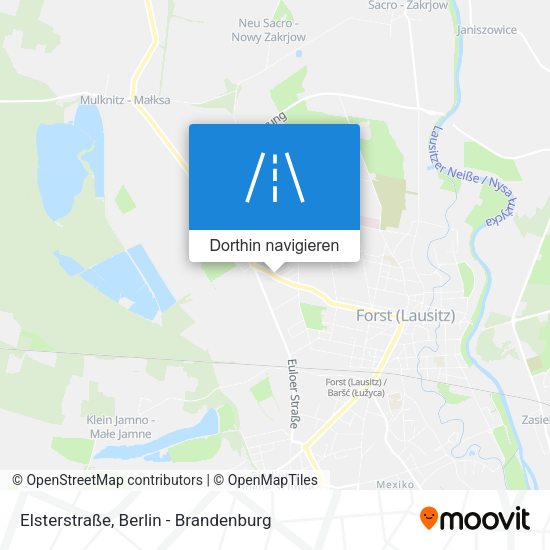 Elsterstraße Karte