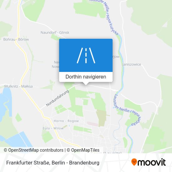 Frankfurter Straße Karte