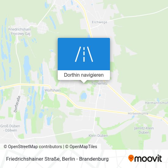 Friedrichshainer Straße Karte