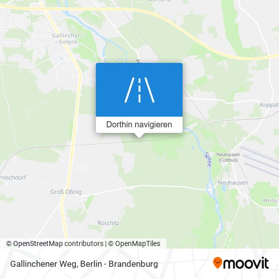 Gallinchener Weg Karte