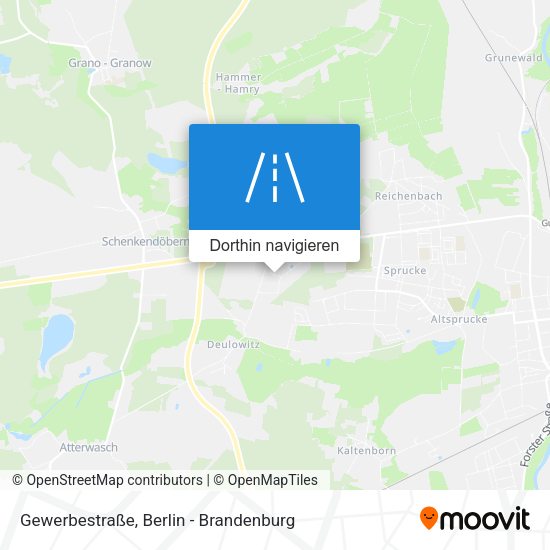 Gewerbestraße Karte